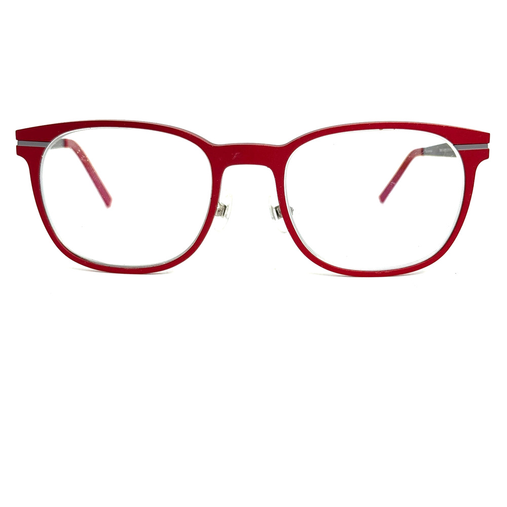 Prodesign Denmark eyeglasses Frames Red Silver Trail‎ 1 4021 52-19-150 H18896